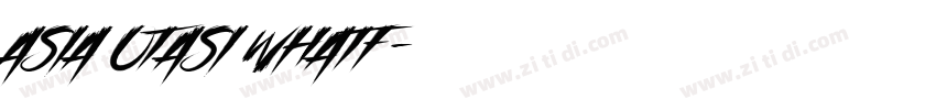 Asia Otasi WhatF字体转换